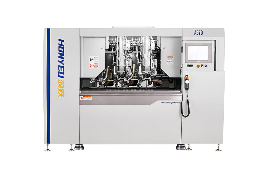 A series CNC six axis brush machine 